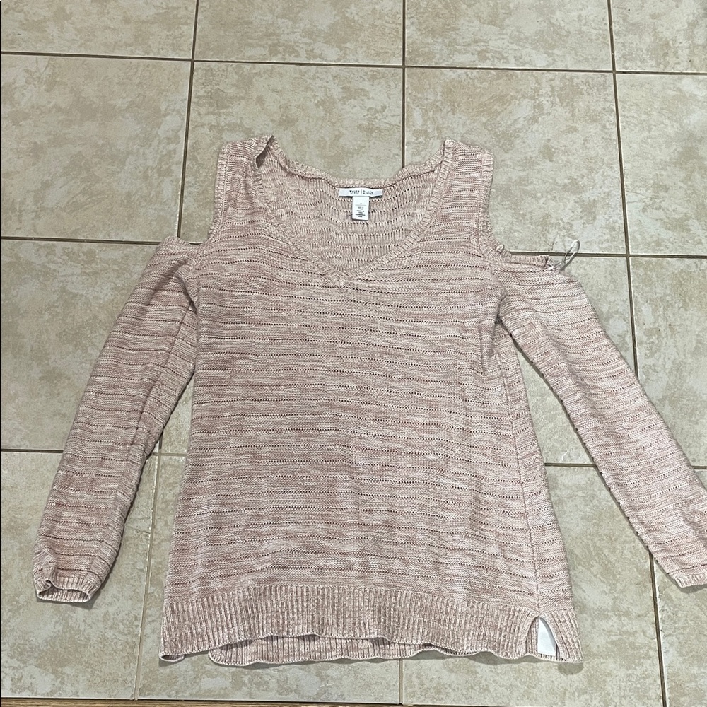 White House Black Market Cold Shoulder Sweater